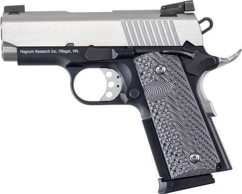 Handguns Magnum Research Desert Eagle 1911 Undercover 45ACP DE 1911 UNDERCOVER 45ACP 3" SS • TWO-TONE ALUMINUM FRAME • Model: Desert Eagle 1911 Undercover